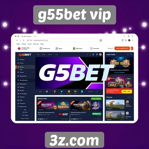 interface intuitiva do site g55bet vip